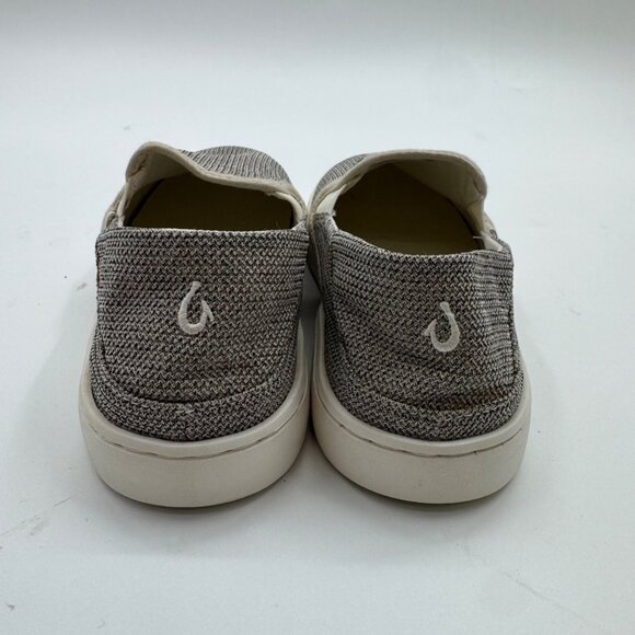 Olukai Pehuea Womens Slip-On Shoes Gray US 8.5 Lightweight Casual Textile & Rubb - Picture 10 of 10